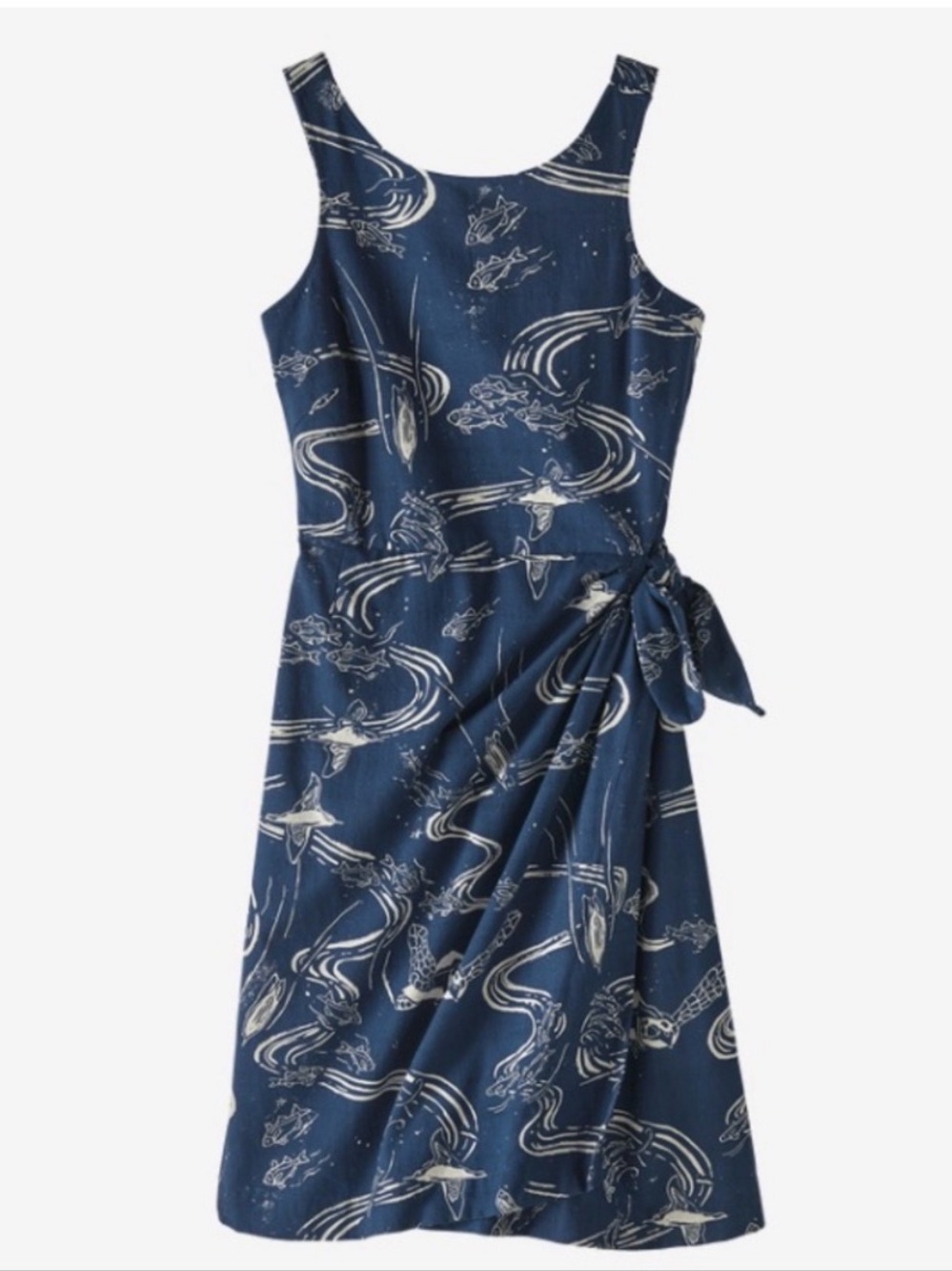 Patagonia Pataloha Dress Loko I’a Stone Blue Fish